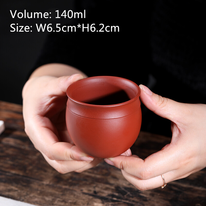 Yixing Zisha Tea Cup Marked Master Cup Original Ore Dahongpao Clay Cup New gallery