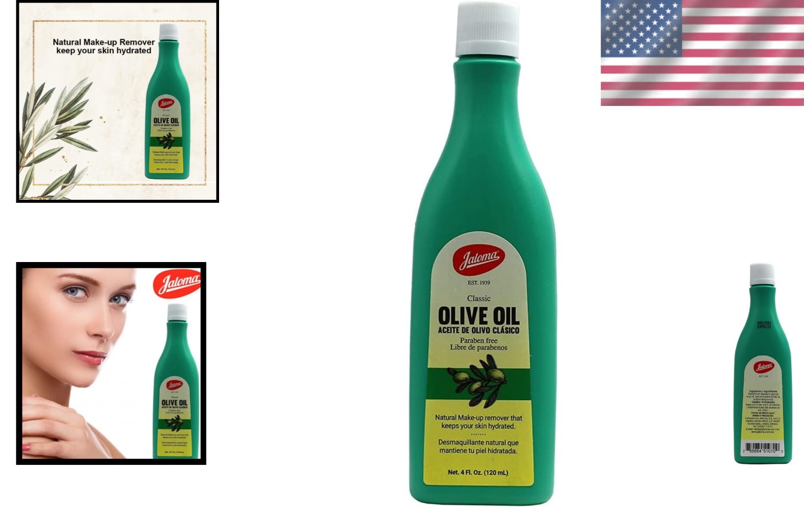 Natural Cold-Pressed Olive Oil 4 oz - Gentle Sweet Oil for All Skin Types gallery