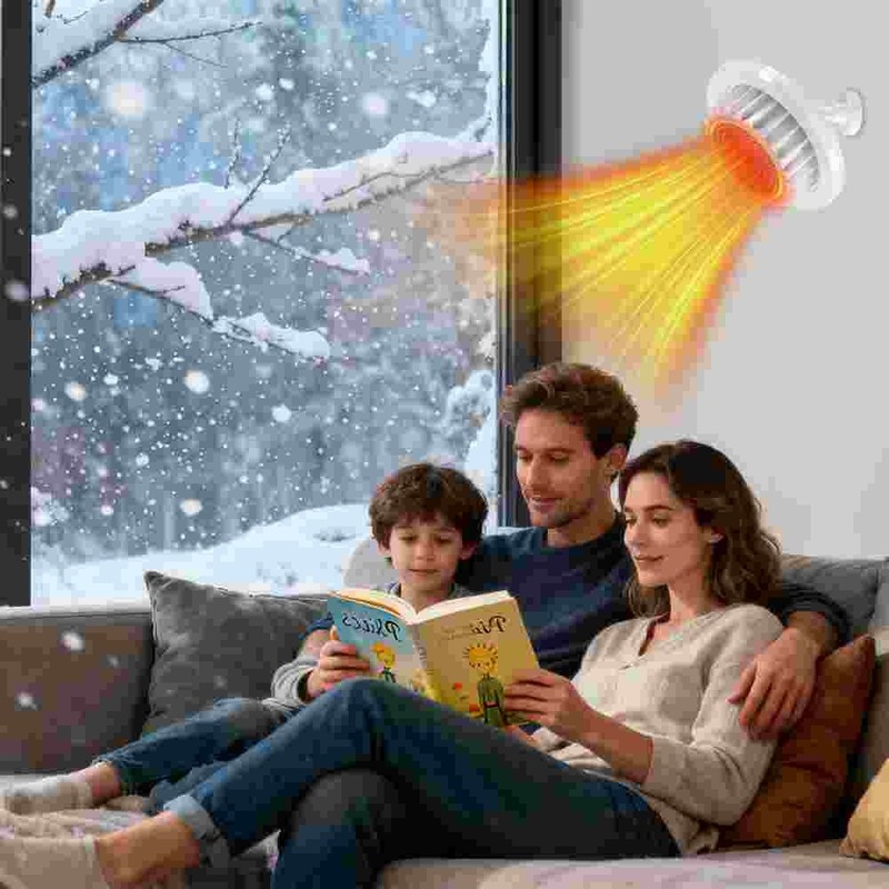 Bathroom Ceiling Heater Light 600W Electric Bedroom Kitchen Heating Fan w/Remote gallery