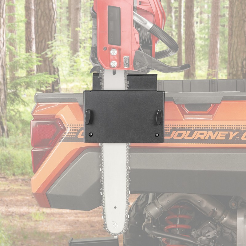ATV UTV Chain Saw Mount Bracket Tool Holder Rack For Polaris Ranger XP 1000/ 570 gallery