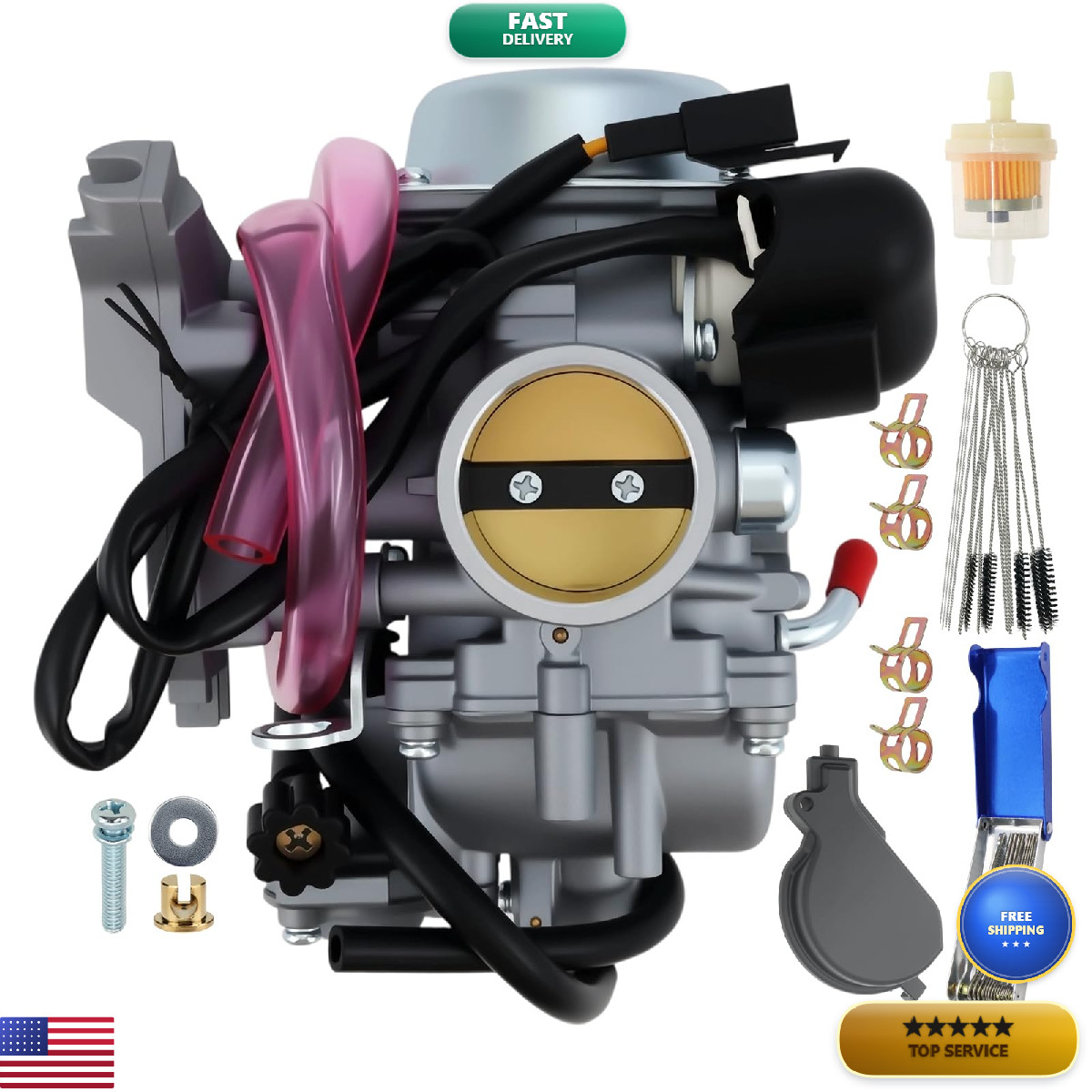 Carbman 0470-667 Carburetor For Arctic Cat 400 Carburetor Auto Manual 4X4 Cvk gallery