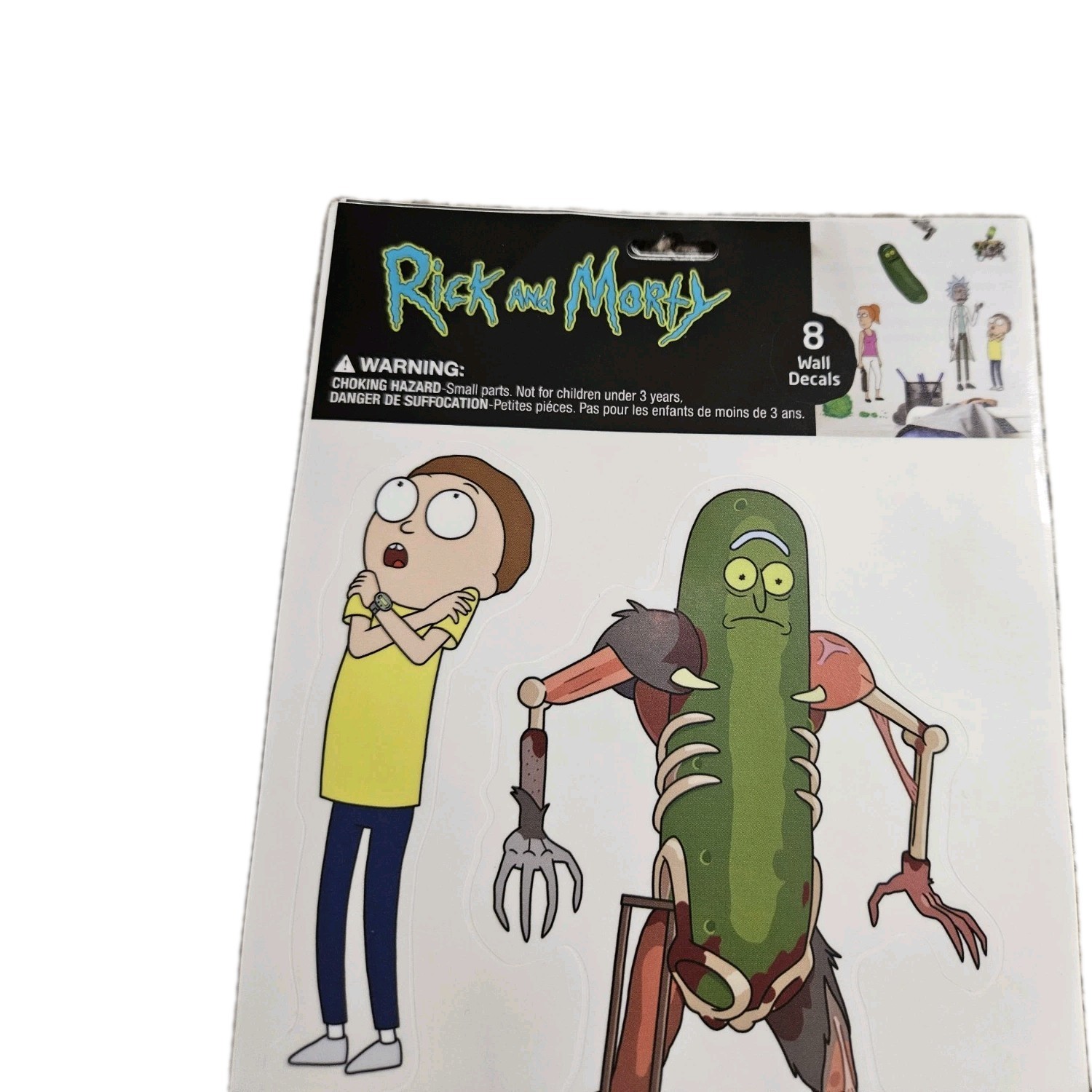 RoomMates Rick and Morty Wall Decals Removable Peel & Stick Decor NEW Pickle TV gallery