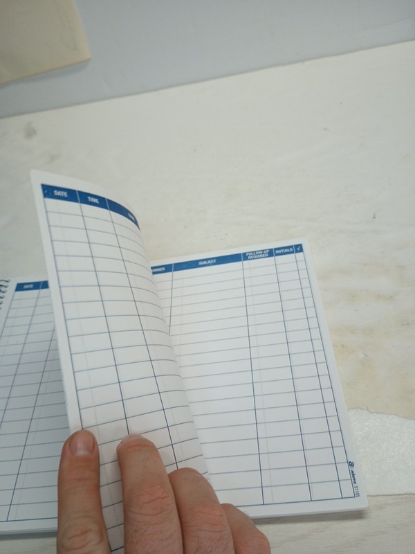 1 Adams Activity Log Book Spiral Bound 100 Pages 8.5 x 11 White (Pack of 1) gallery