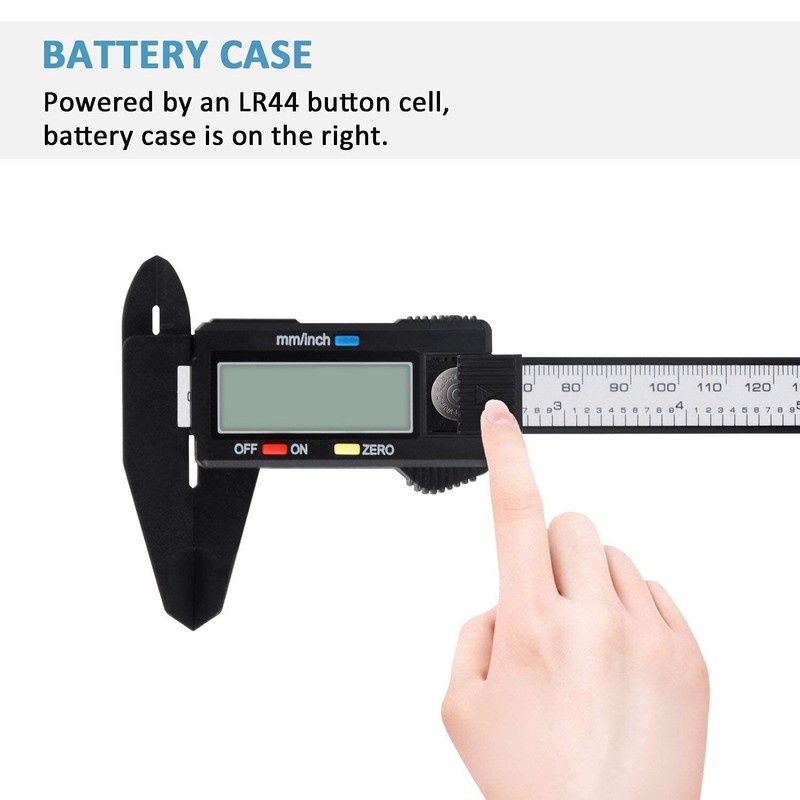 6" 150mm Digital Caliper Micrometer LCD Gauge Vernier Electronic Measuring Tool gallery