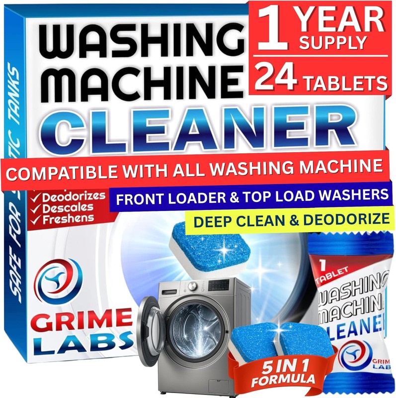 Washing Machine & Dishwasher Cleaner Tablets Bundle – 12-Month Supply | Deep ... gallery