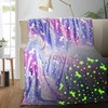 Unicorn, Glow In The Dark, Blanket, 40" x 60" gallery