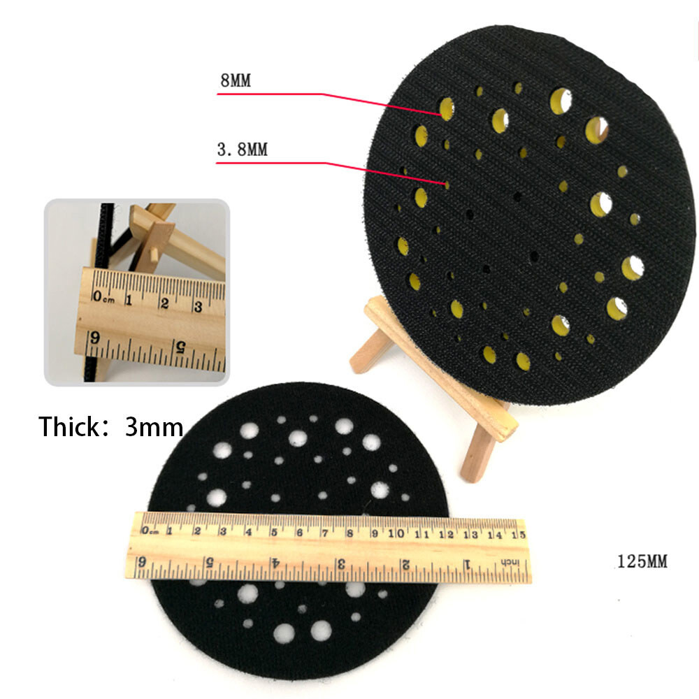 5" 125mm 44 Hole Pad Saver Protector Pad for Sanding Pad Hook & Loop Backing Pad gallery