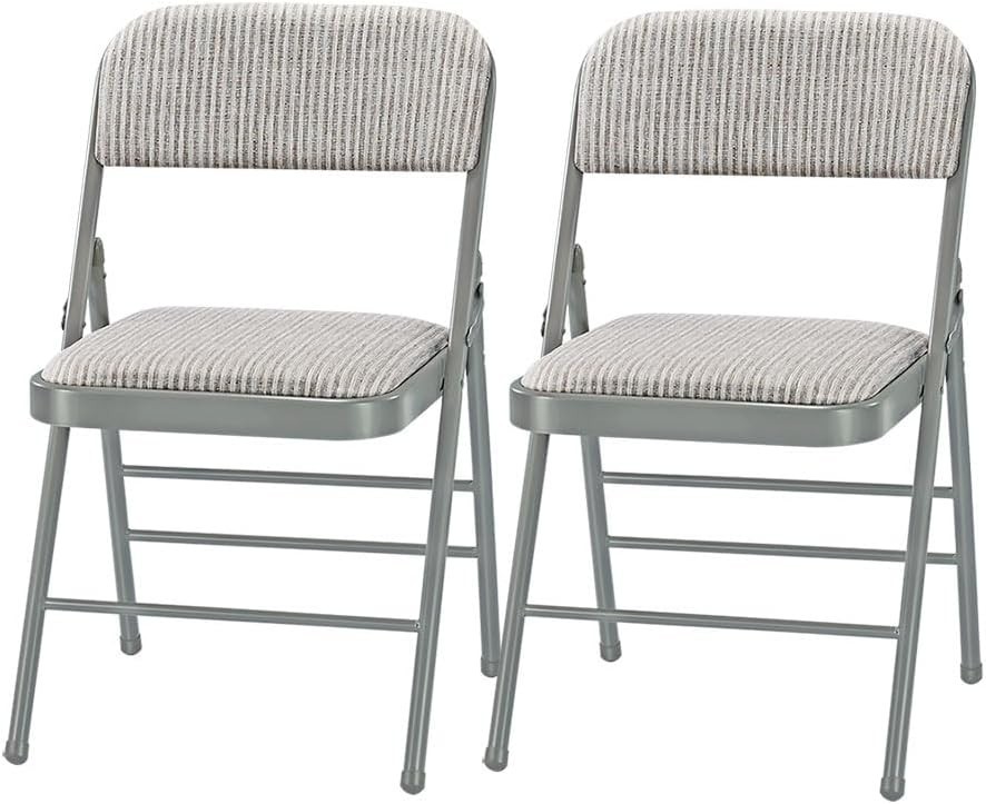 STEEL FRAME PADDED FOLDING CHAIR(2 Pack) gallery