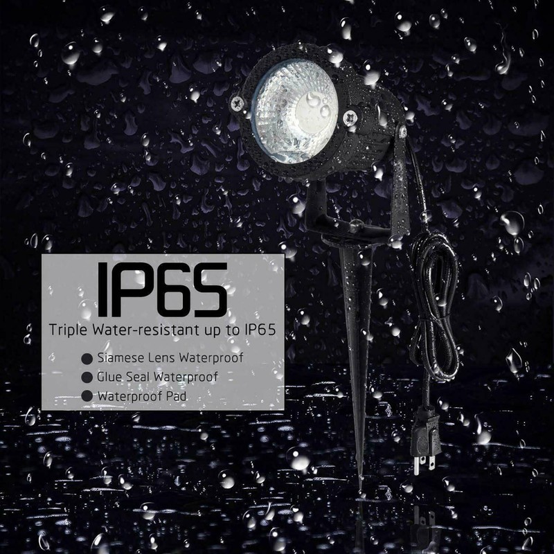 5W LED Landscape Light Garden Lawn Path US Plug LED Spot Light 3000K Warm White gallery