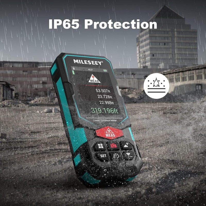 MiLESEEY 100M Laser Distance Meter with Pointfinder Camera Outdoor Measuring gallery