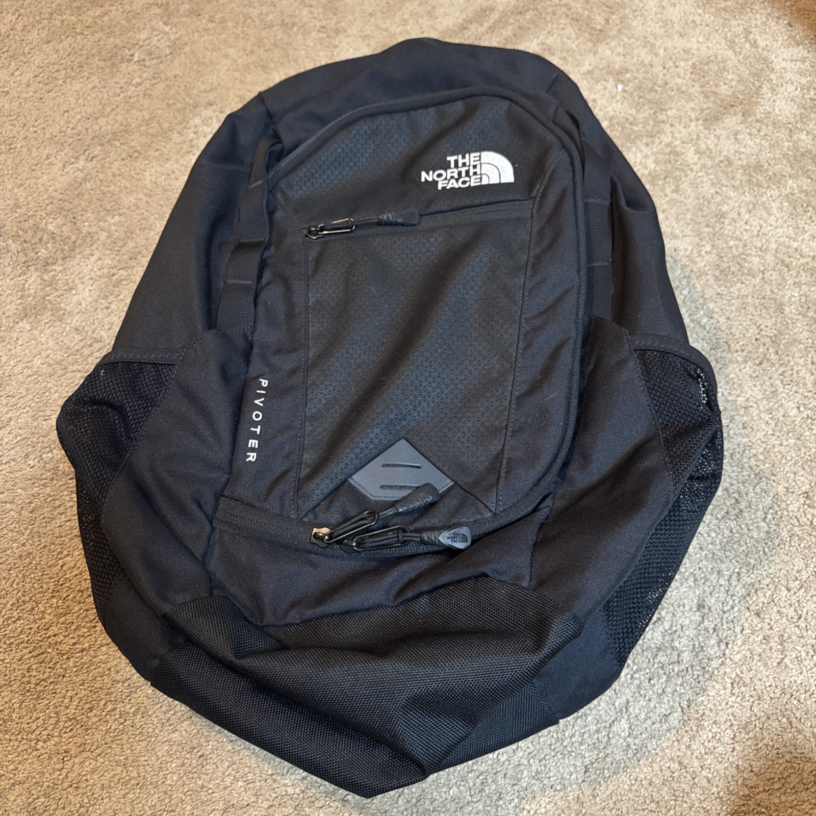 The North Face Pivoter Backpack Polyester Black Solid Color Nf00Chj8