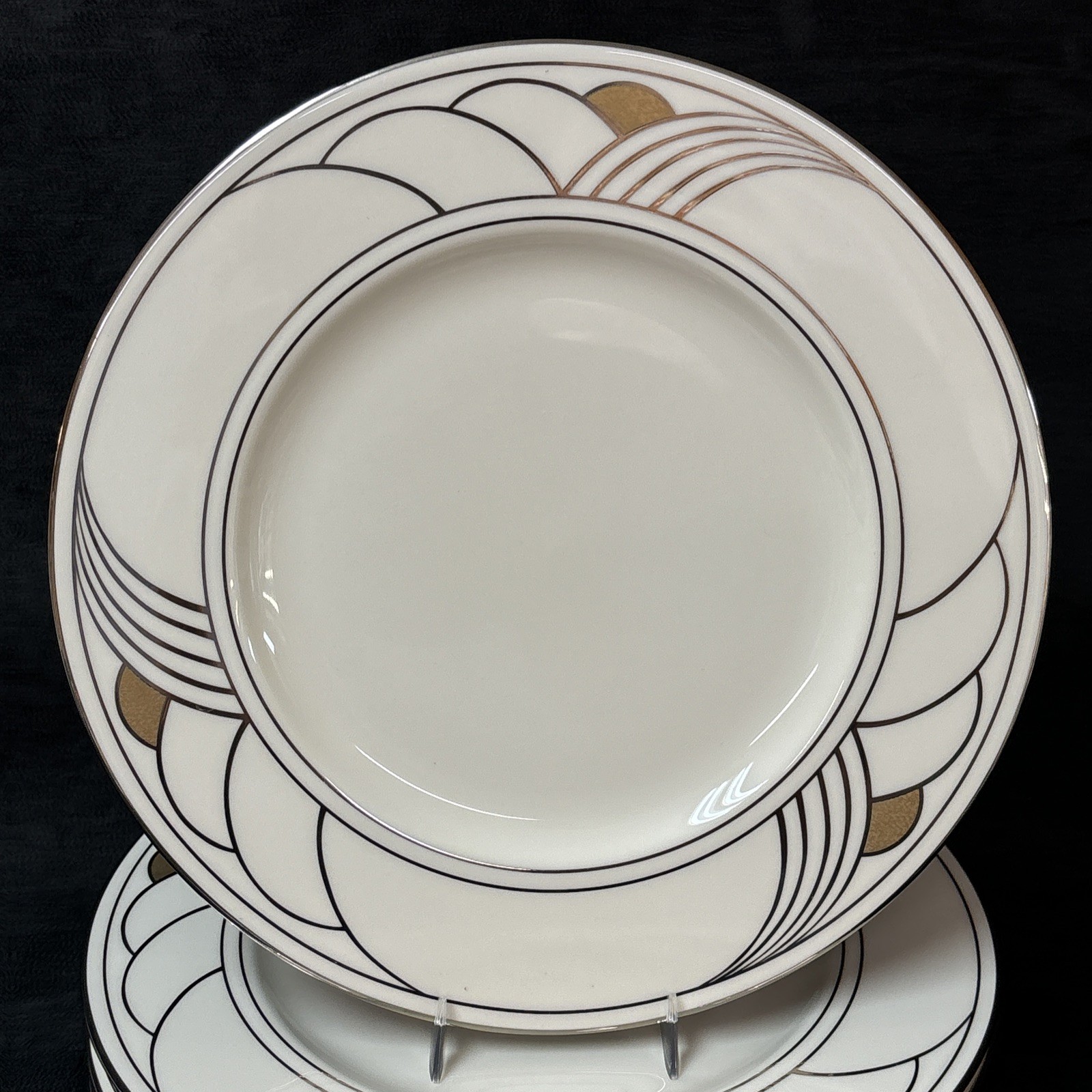 Lenox SAND DUNE PLATINUM Accent Luncheon Plate 9 3/8 Inches gallery