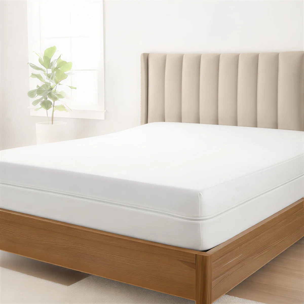 Zippered Mattress Encasement Waterproof Protector Hypoallergenic Mattress Cover gallery