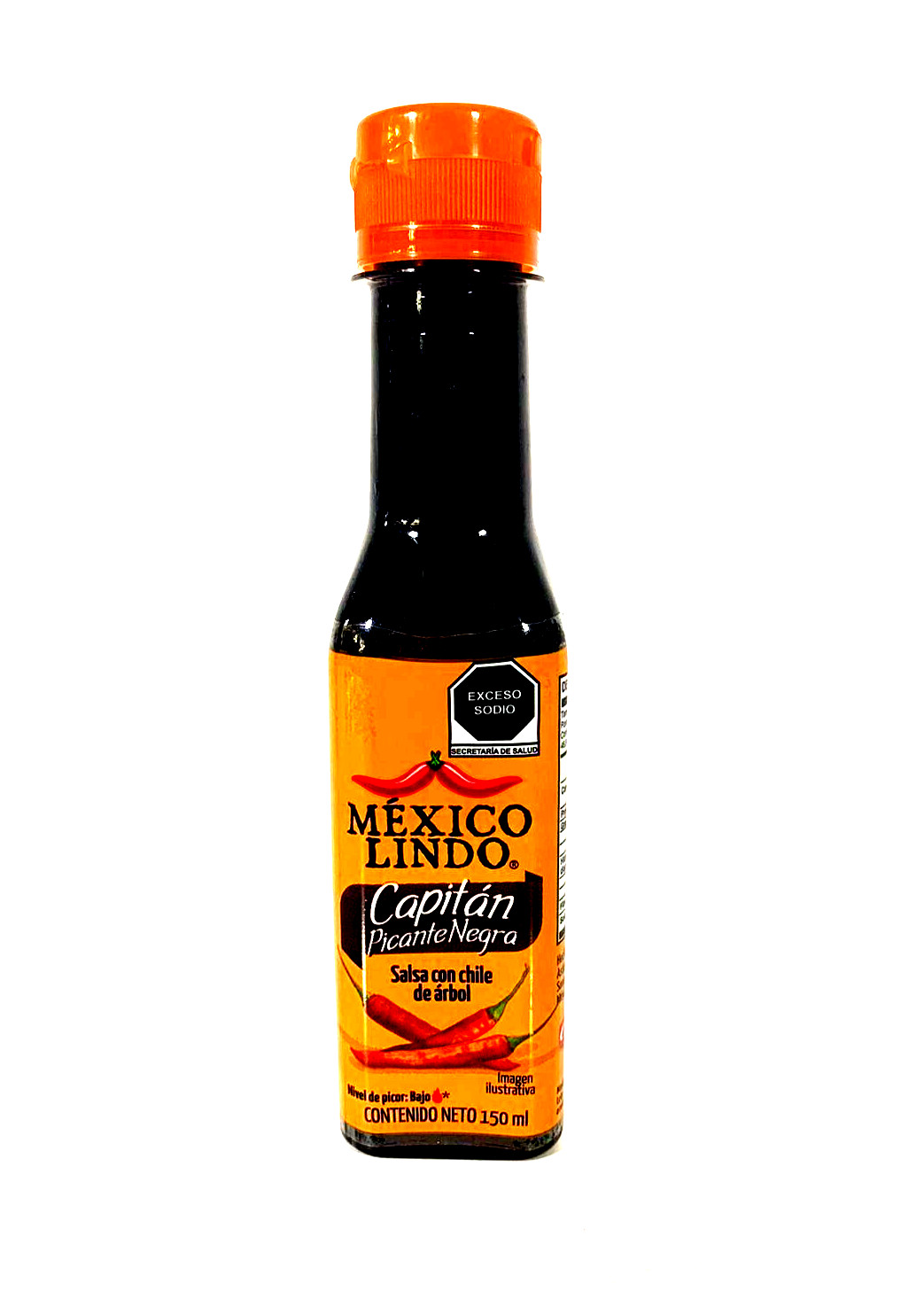 2-Pack Mexico Lindo Salsa Capitán Picante Negra 150ml/5oz gallery