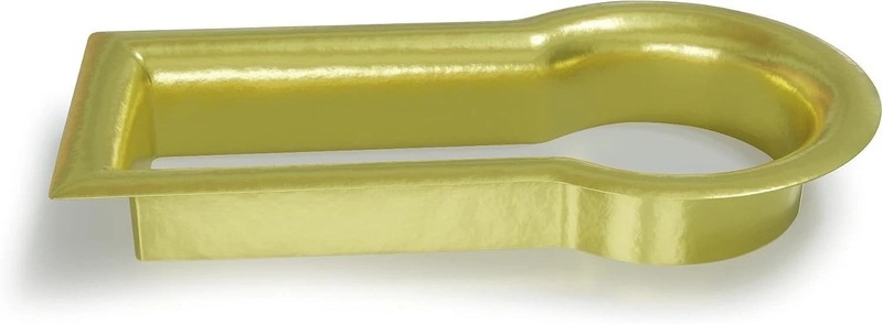 Fitted Keyhole Insert, Solid Brass B-3568SB I.D.:1/2' X 1/4", O.D. 5/8" X 3/8" gallery