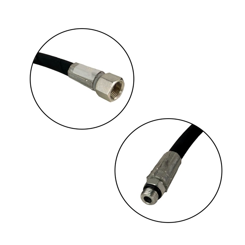 E-AW33506 Front Loader Control Block to Steel Line Hose for John Deere gallery