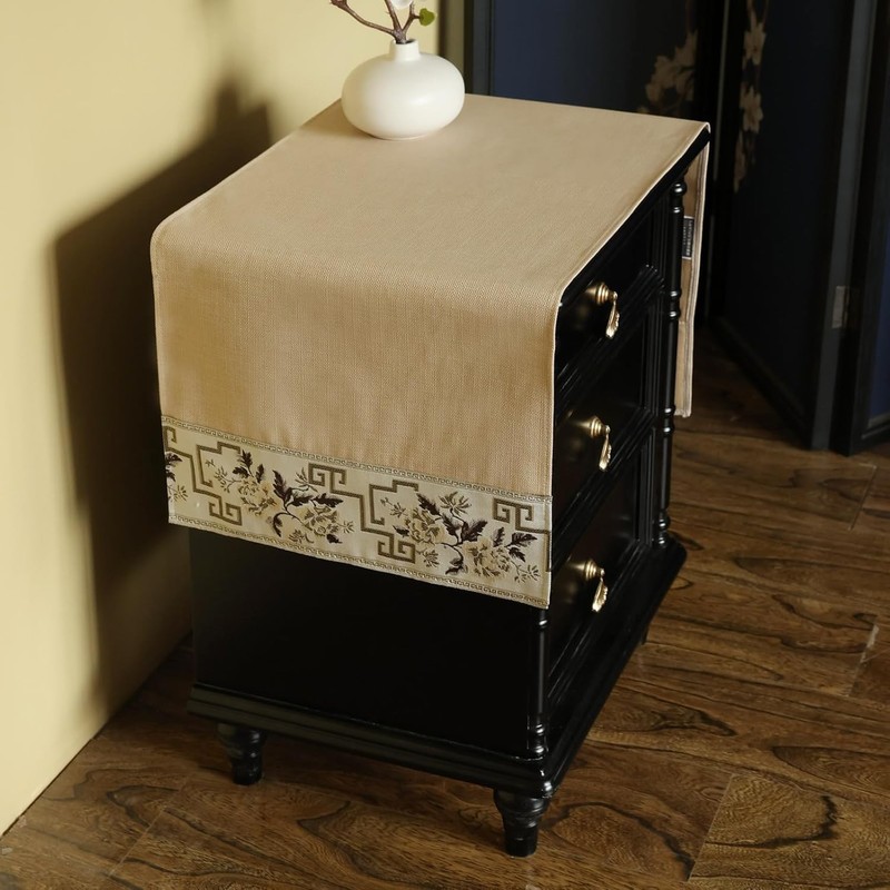 Decorative Side Table Protector - Plain Weave Fabric gallery
