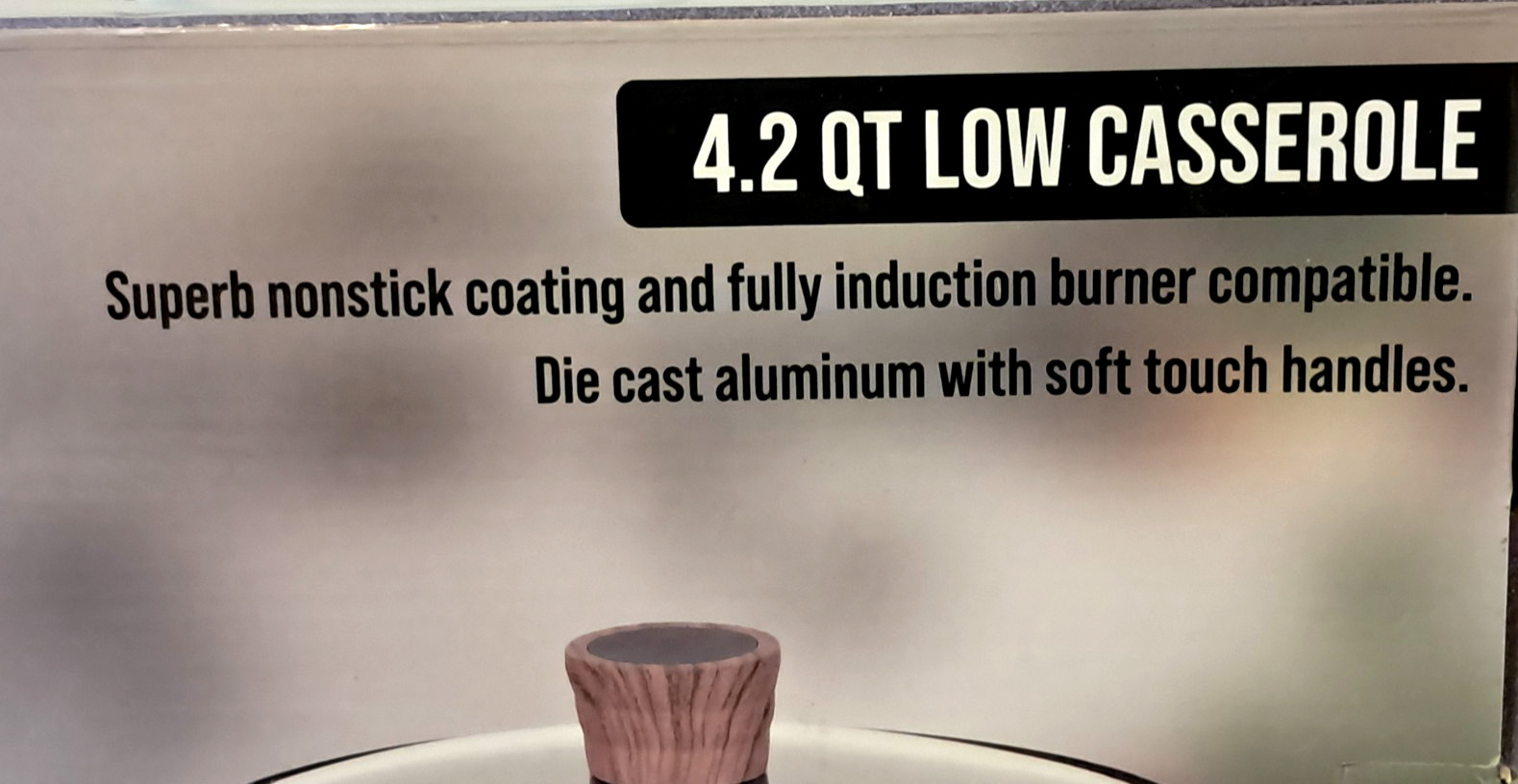 DIE CAST ALUMINUM 4.2 QT. LOW CASSEROLE NIB gallery