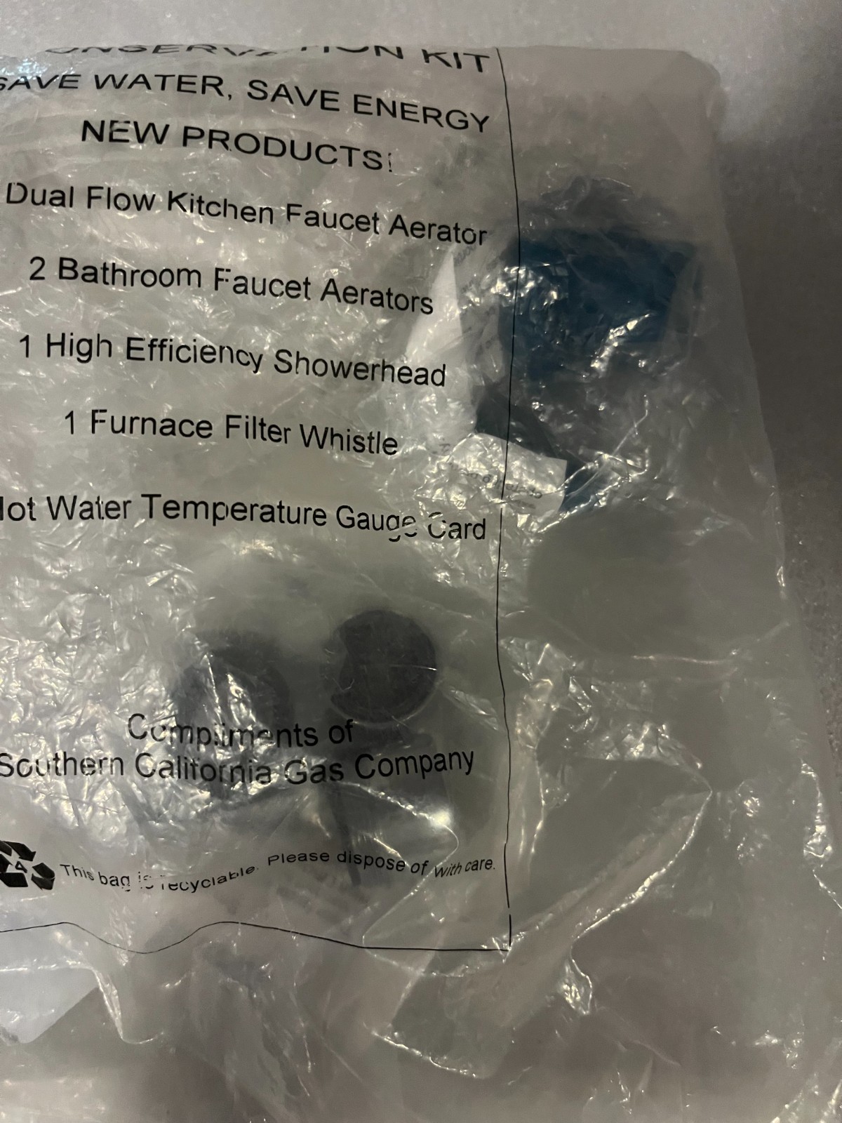 New Water Conservation Kit (Showerhead, Kitchen & Bathroom Faucet Aerators...) gallery