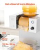 Adjustable Snowflake Ice Machine: 0-100 Speed, 132lb/24h, Cold-Rolled Steel Body gallery