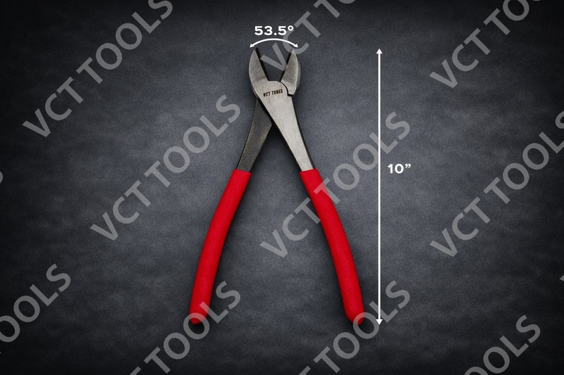 2‑Pack 10″ Heavy Duty Diagonal Cutting Pliers – Heat Treated Steel Wire Cutters gallery