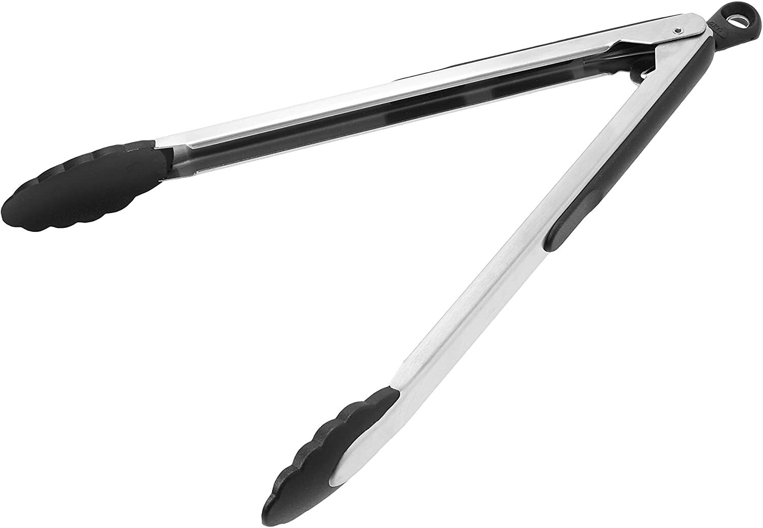 OXO Good Grips 9"-12" Kitchen Tongs With Stainless Steel Body And Nylon Heads gallery