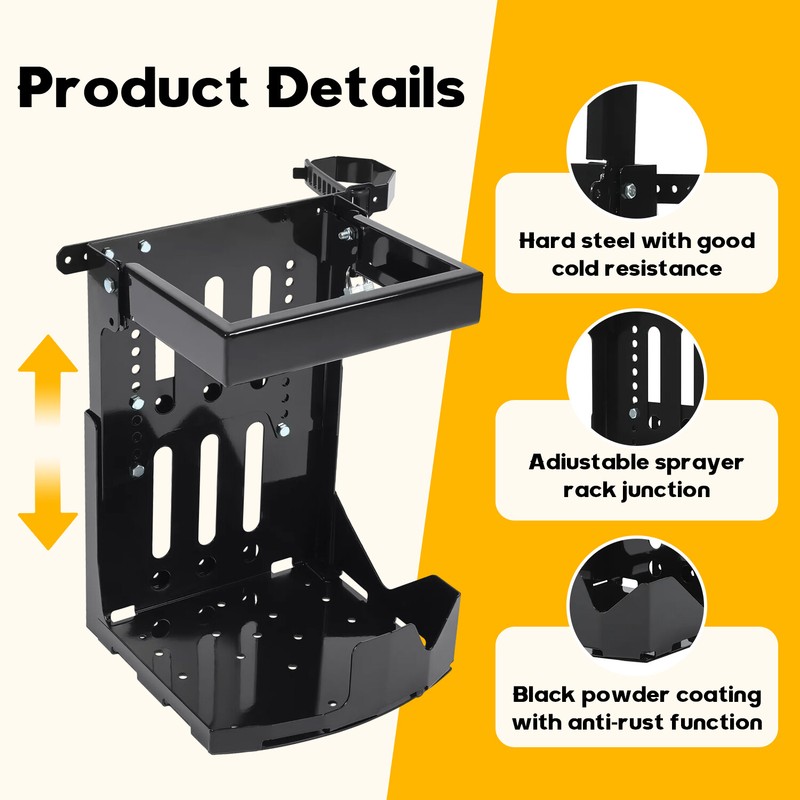 Adjustable Backpack Blower Sprayer Rack For Open & Enclosed Landscape Trailer gallery