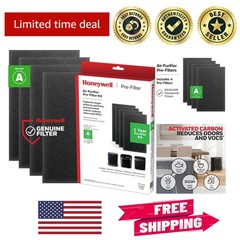 4-Pack Air Purifier Pre-Filter Kit – Honeywell Compatible Odor-Reducing Filter