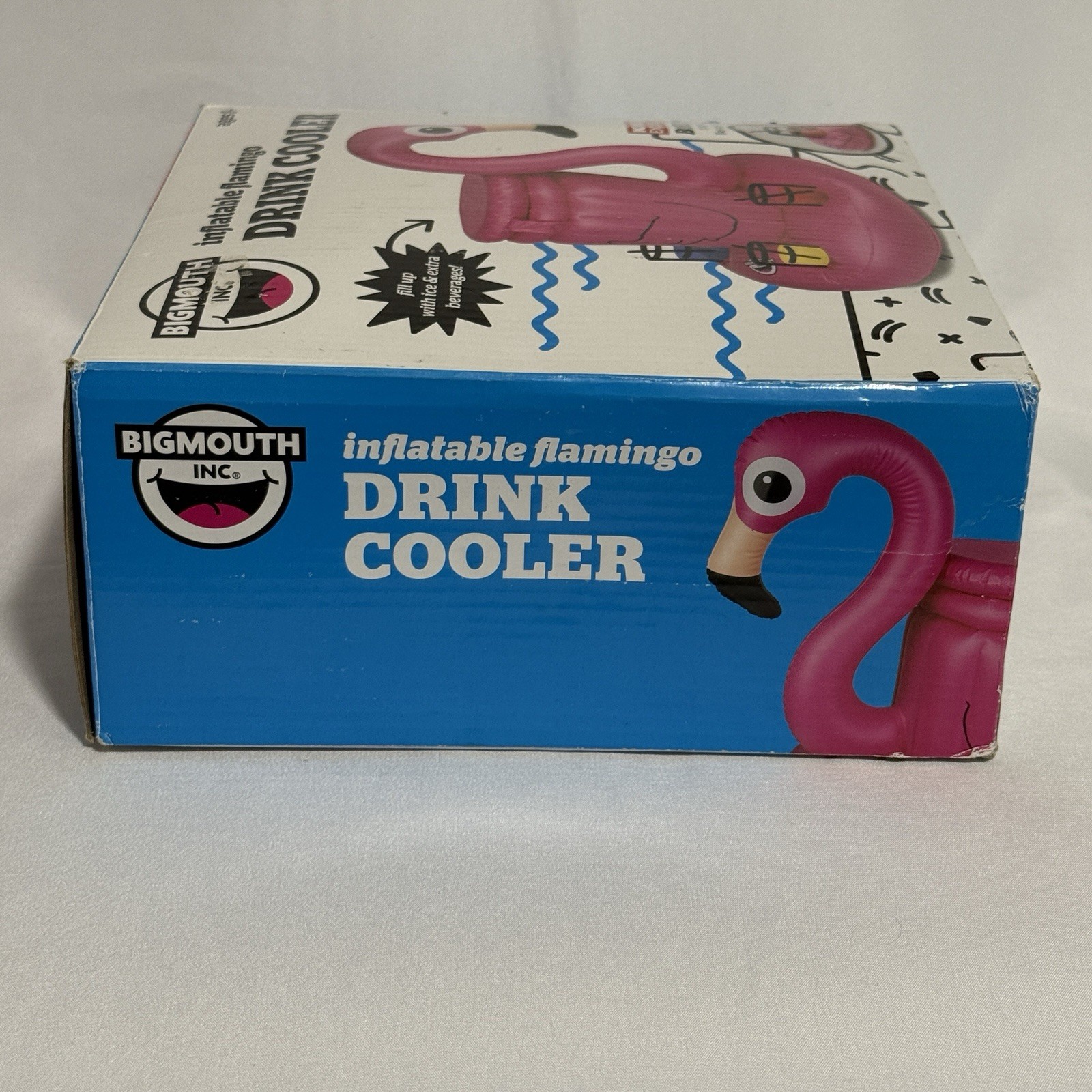 BigMouth Pink Flamingo Inflatable Cooler Drink Holder Pool Party Summer Fun NIB gallery