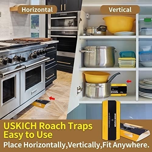 20 Pack Roach Sticky Glue Roach Traps for Indoor Pest Control gallery