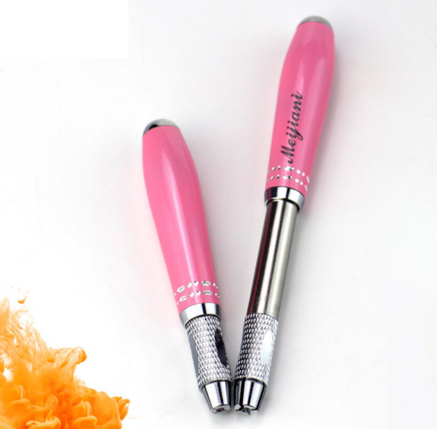 Semi-permanent manual pen retractable dual-use tattoo pen embroidered eyebrow gallery