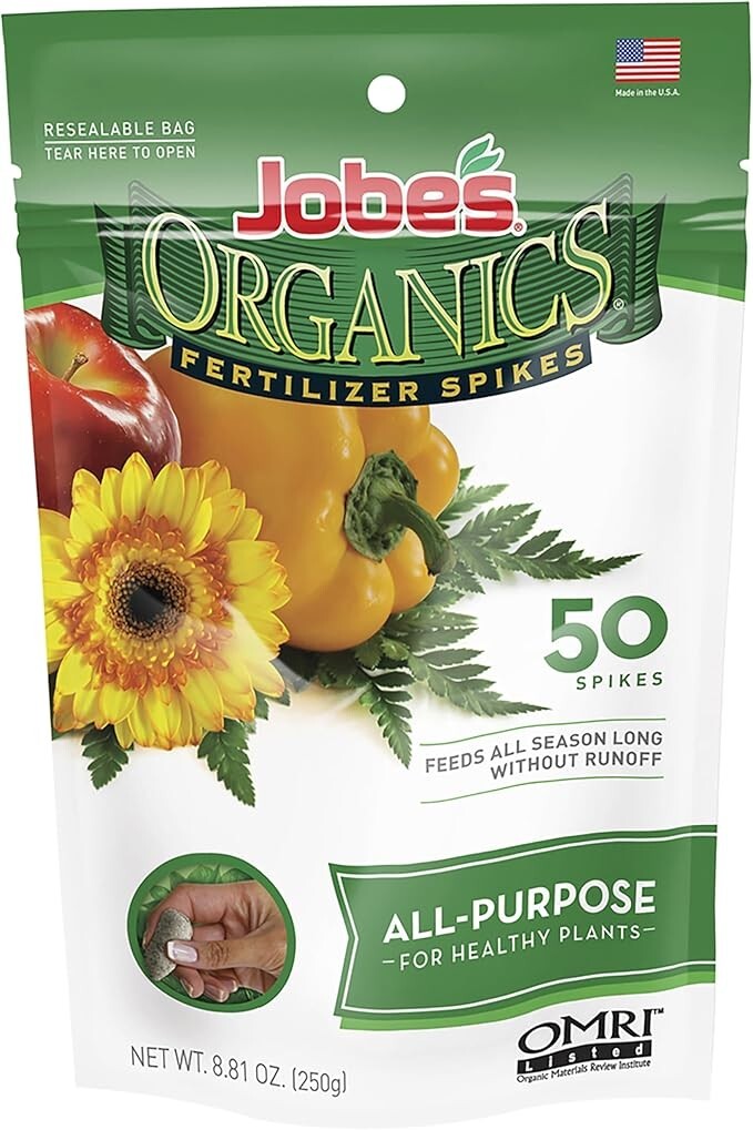 Jobe's, Fertilizer Spikes, All-Purpose, 50 Count, Flowers, Trees, Fruit, Nut,... gallery