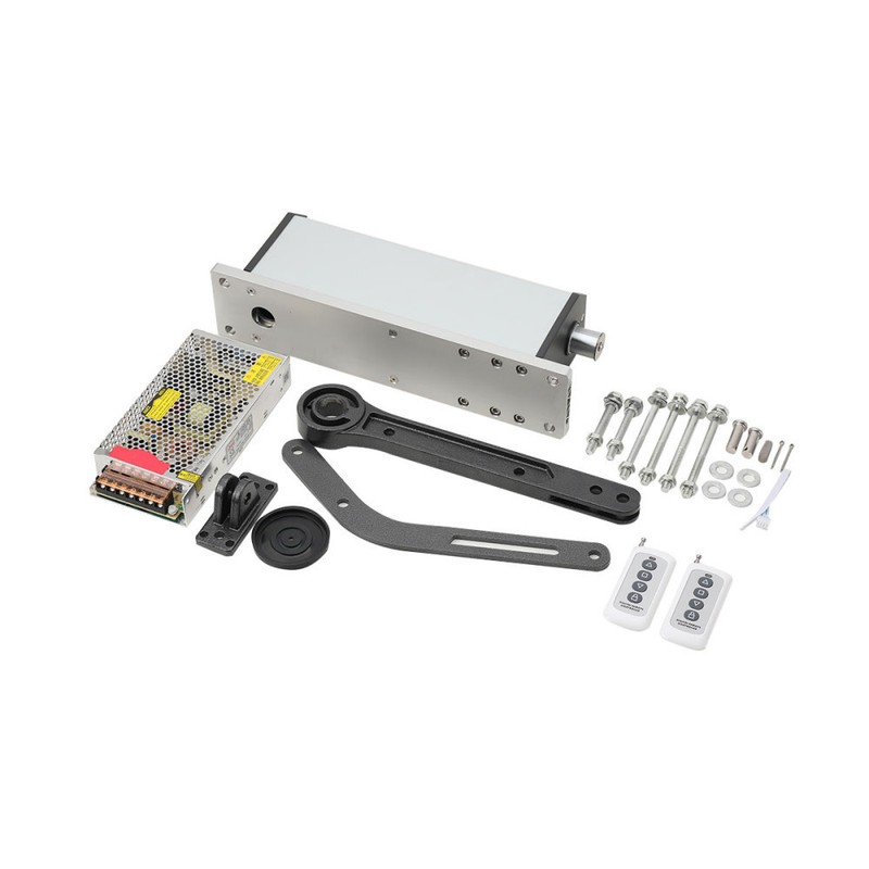 Automatic Electric Swing Door Opener Side-mounted Remote Controller+Push Button gallery