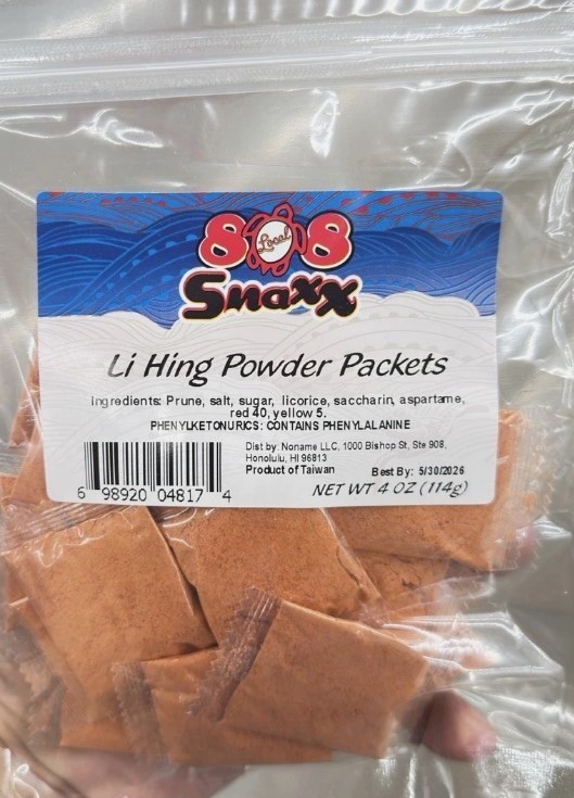 808 Local Snaxx Li Hing Powder Packets, 4 oz. Hawaii FREE SHIPPING - 1 Bag gallery