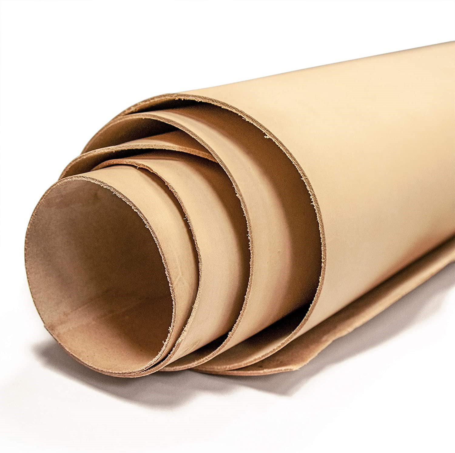 Realeather Veg-Tan Double Shoulder Leather, Natural gallery