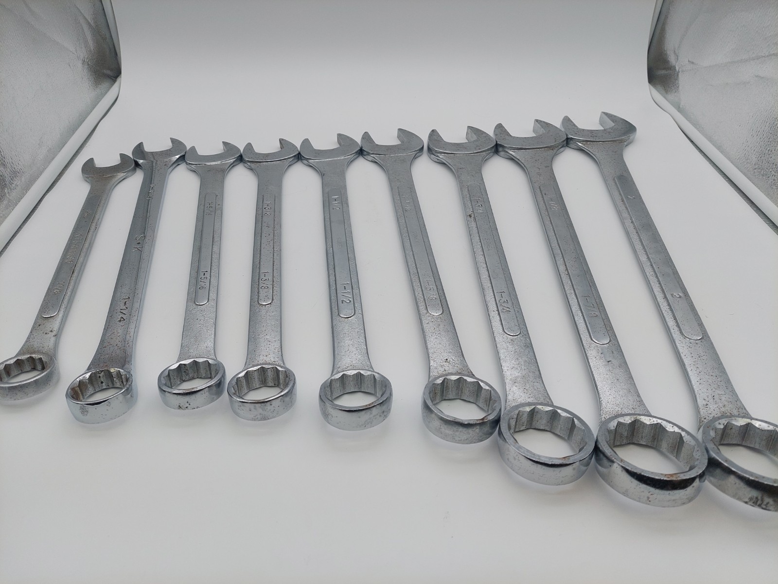 Sunex 9707A 7 Pc SAE Raised Panel Jumbo Combination Wrench Set 12 Point +2 Other gallery