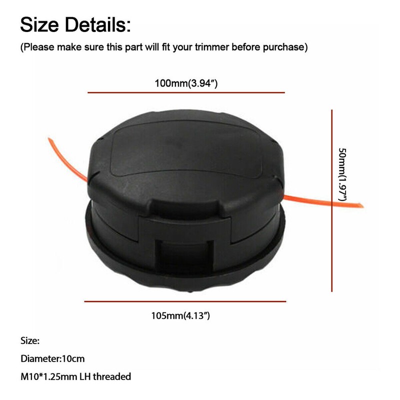 1PC String Trimmer Head Replacement - Fit Echo SRM-225 260 230 Speed Feed 400 gallery