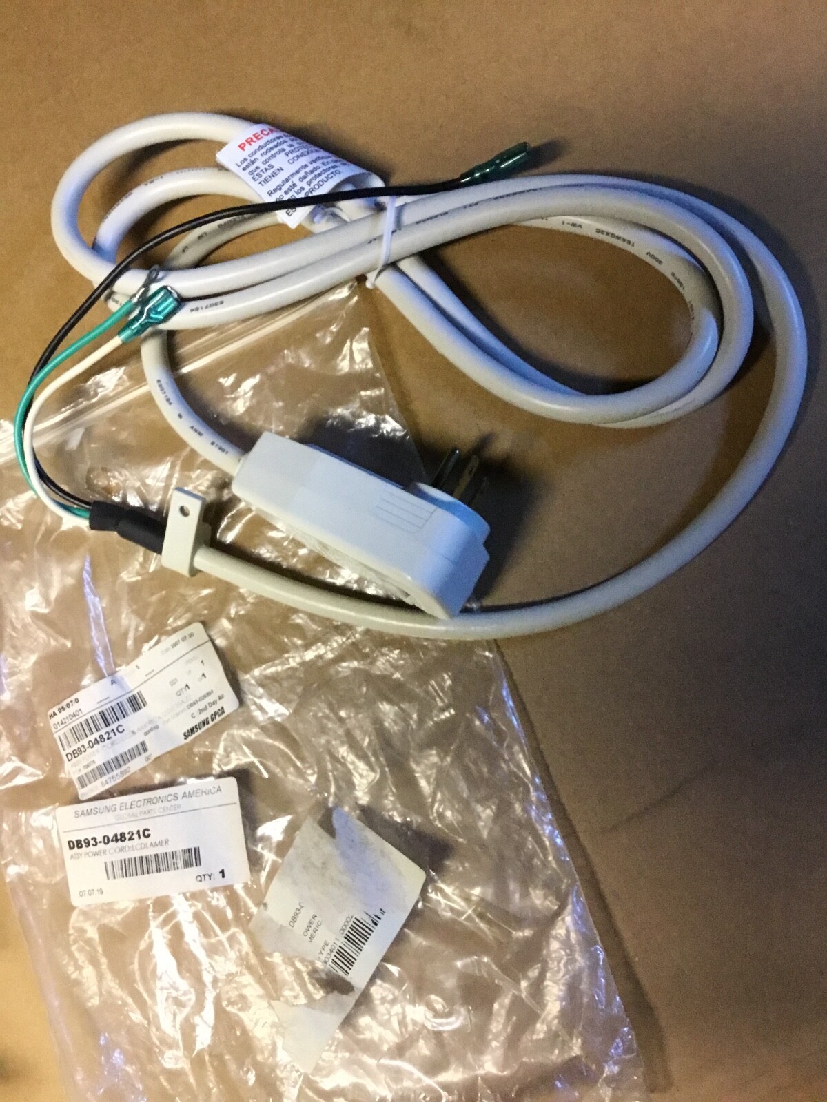 Genuine Samsung Air Conditioner Power Cord Assy DB93-04821C New gallery