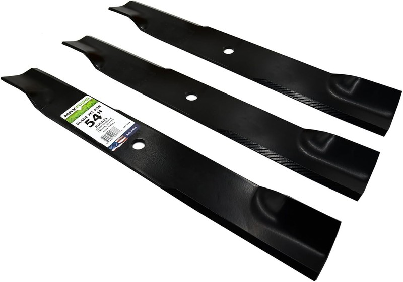 3-Pack Replacement Blades for 54 in. Hustler Mowers, OEM Compatible gallery