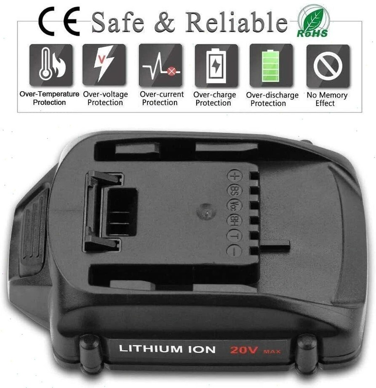 2PACK For Worx WA3575 20V PowerShare 2.0 Ah Battery / Charger 20 Volt WA3520 gallery