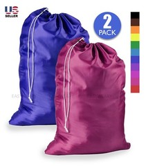 2 Pack Extra Large 30″X40″ Washable Laundry Bag Heavy Duty Locking Drawstring