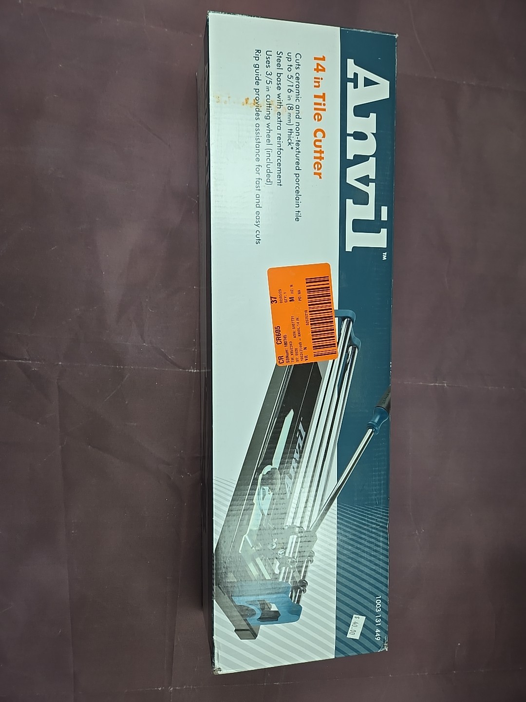 Anvil 14 In Tile Cutter 3/5 Cutting Wheel gallery