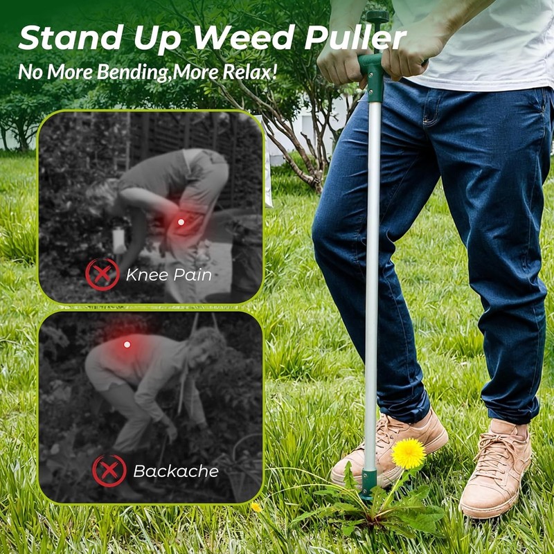 Dandelion Root Pulling Tool, Standup Weeder gallery