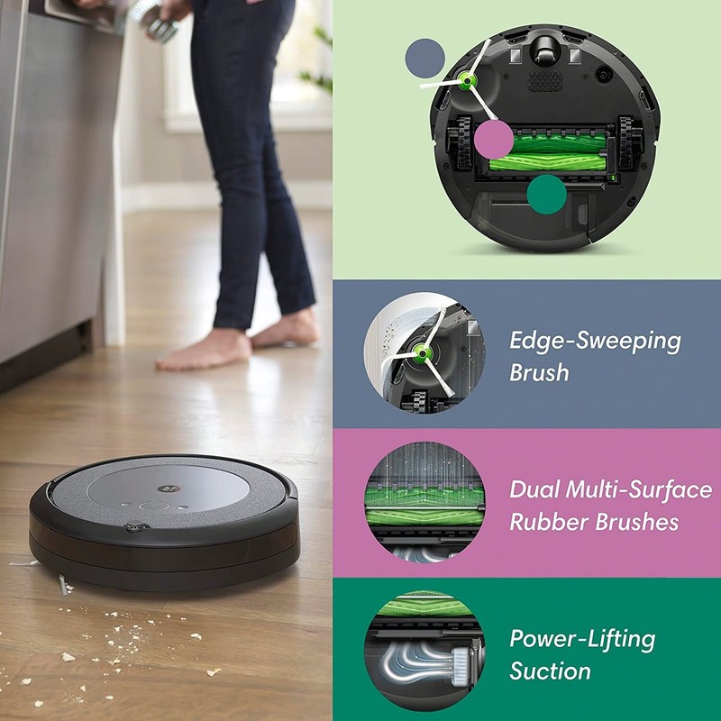 iRobot Roomba i4+ EVO (4550) Self-Emptying Robot Vacuum - Certified Refurbished! gallery