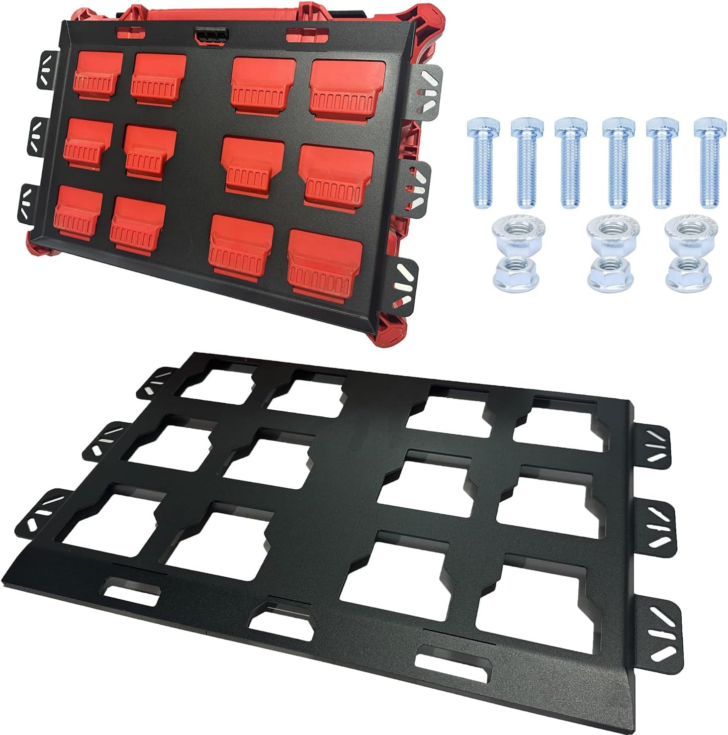 for Milwaukee Packout Wall Mount Packout Mounting Plate, Metal Base for Milwauke gallery
