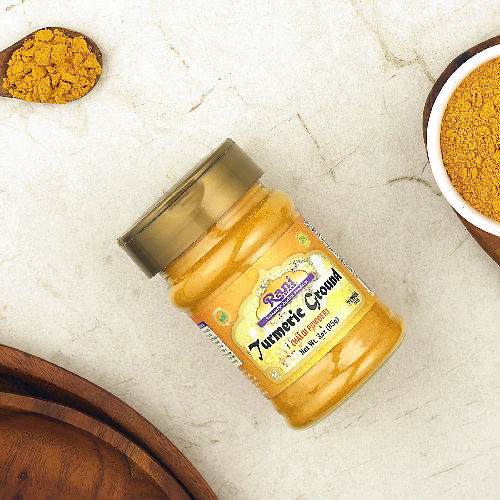 Rani Turmeric (Haldi) Root Powder Spice, (High Curcumin Content) 3oz (85g) gallery