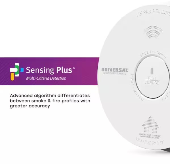 USI 2-Pack 10-Year Battery Combination Smoke and Carbon Monoxide Detector. New gallery
