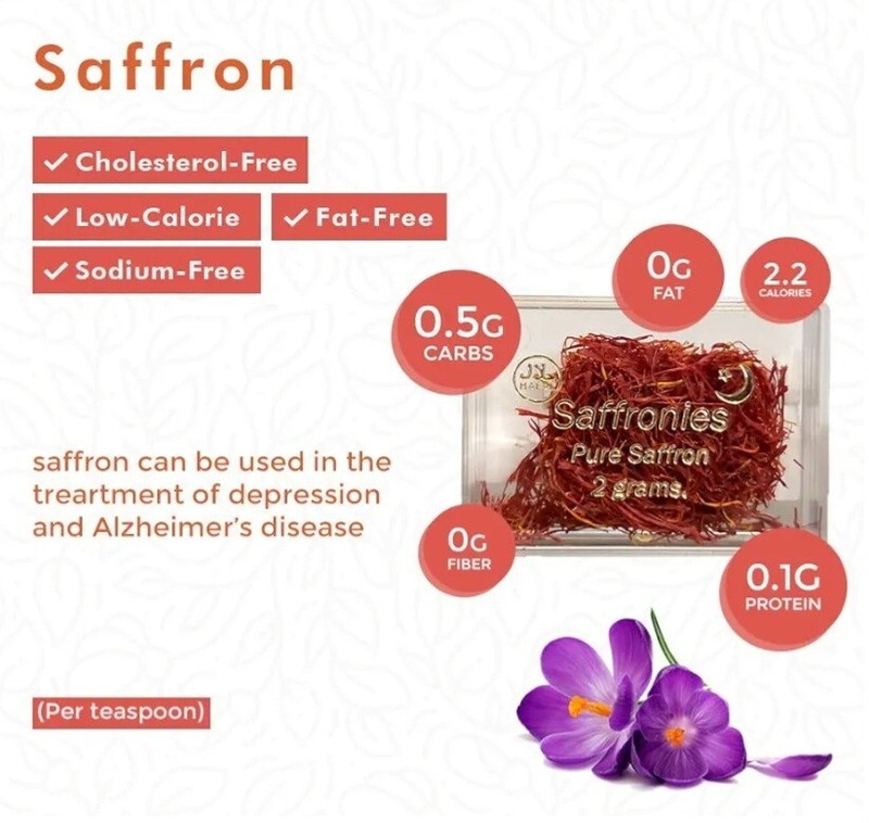 Saffron Threads 2 Grams, Spanish Red Filaments, Natural Spice For Your Food gallery