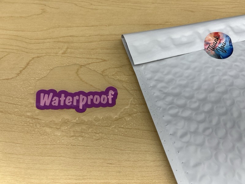 Custom Stickers Logo Product Label Bulk Decal Vinyl Water & Scratch Resistant gallery
