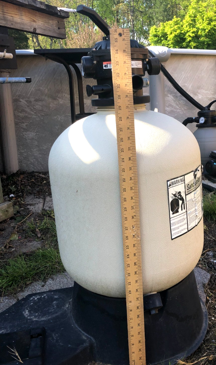 Pentair Sand Dollar SD40 Pool Sand Filter w/ Multiport Valve HEAVY / SAND is IN gallery